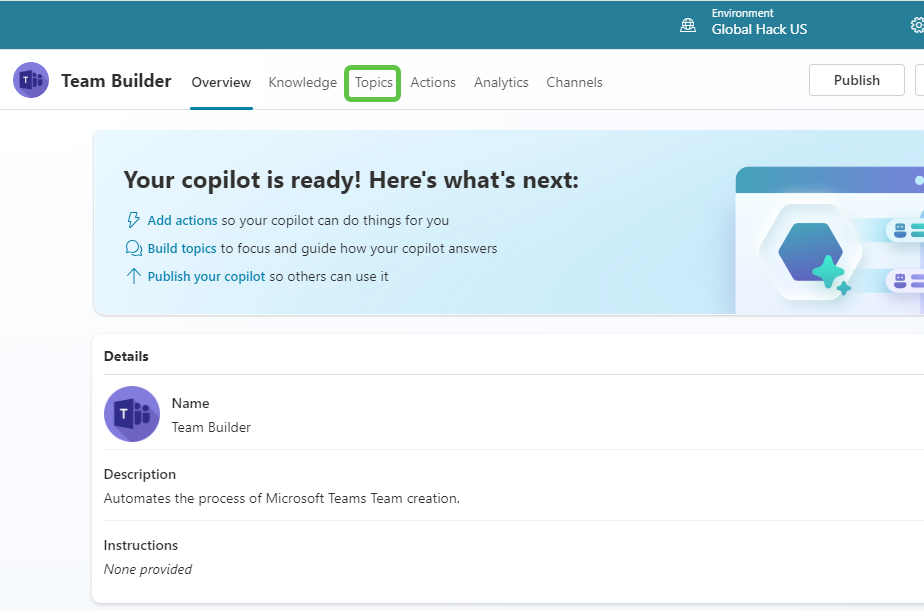 Topics Navigation